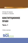Конституционное право. Часть 1. (Бакалавриат, Специалитет). Учебник и практикум. - Владимир Иванович Кайнов