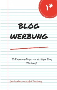 Blog Werbung