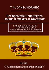 Все времена испанского языка в схемах и таблицах. Принципы употребления и построения времен испанского языка, упражнения