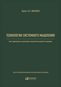 Технология системного мышления: Опыт применения и трансляции технологий системного мышления