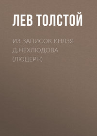 . Из записок князя Д.Нехлюдова (Люцерн)