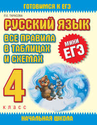 Русский язык. Все правила в таблицах и схемах. 4 класс