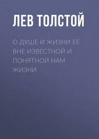 . О душе и жизни ее вне известной и понятной нам жизни