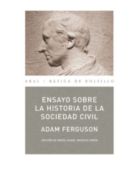 Ensayo sobre la historia de la sociedad civil