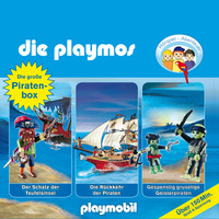 . Die Playmos - Das Original Playmobil H?rspiel, Die gro?e Piraten-Box, Folgen 1, 16, 22