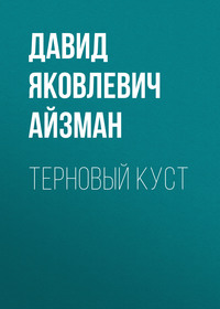 Давид Яковлевич Айзман. Терновый куст