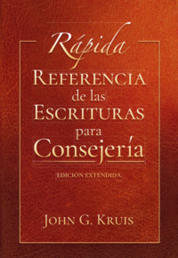 Rápida referencia de las Escrituras para consejería