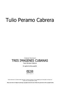 Tres Imágenes Cubanas