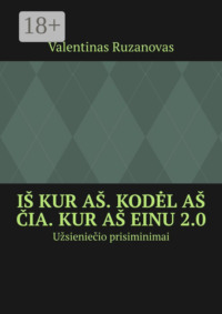 Iš kur aš. Kodėl aš čia. Kur aš einu 2.0. Užsieniečio prisiminimai