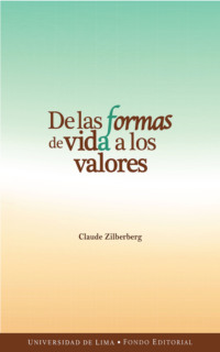 De las formas de vida a los valores