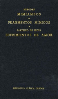Mimiambos. Fragmentos mímicos. Sufrimientos de amor