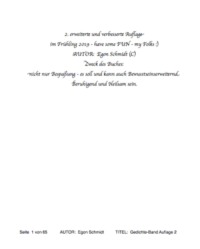 sinnliche spirituelle Gedichte Sammlung