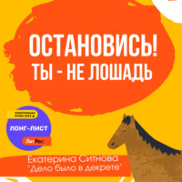 Екатерина Ситнова. Остановись! Ты – не лошадь