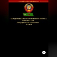 Денис Юрьевич Соловьев. Комдивы НКВД. Пограничные войска РККФ. Том 14
