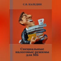 Сергей Каледин. Специальные налоговые режимы для МБ