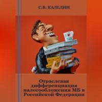 Сергей Каледин. Отраслевая дифференциация налогообложения МБ в Российской Федерации