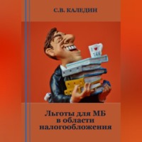 Сергей Каледин. Льготы для МБ в области налогообложения