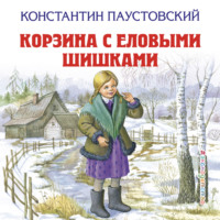 . Корзина с еловыми шишками