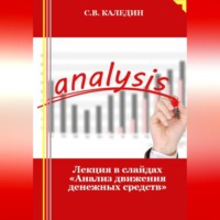 Сергей Каледин. Лекция в слайдах «Анализ движения денежных средств»