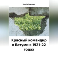 Кахабер Отарович Родинадзе. Красный командир в Батуми в 1921-22 годах