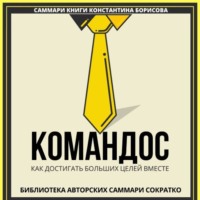 . Саммари книги Константина Борисова «Командос. Как достигать больших целей вместе»