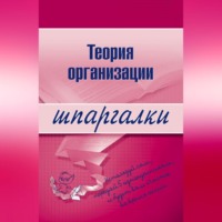 Анна Тюрина. Теория организации