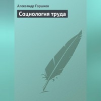 Александр Горшков. Социология труда