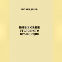 Михаил Викторович Дронь. Новый облик уголовного правосудия