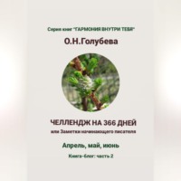 Ольга Голубева. ЧЕЛЛЕНДЖ НА 366 ДНЕЙ или Заметки начинающего писателя. Часть 2