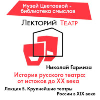 Николай Гармиза. Крупнейшие театры России в XIX веке