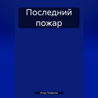 Игорь Николаевич Панфилов. Последний пожар