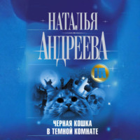 . Черная кошка в темной комнате
