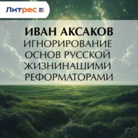 . Игнорирование основ русской жизни нашими реформаторами
