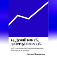 Мацыганова Валерия. 14. Думай как 1%, действуй как 0,1%