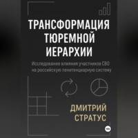 . ТРАНСФОРМАЦИЯ – РЕЦЕПТ ТЮРЕМНОЙ ИЕРАРХИИ: Исследование участников СВО на российскую пенитенциарную систему