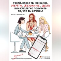 Елена Староверова. Узнай какая ты женщина – Мечта, Желание или Цель, или как легко получить то, что ты хочешь. Книга-практикум