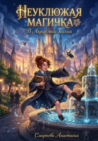Неуклюжая магичка, в академии магии.