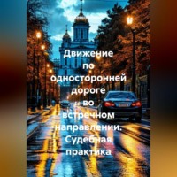 Алексей Владимирович Лезин. Движение по односторонней дороге во встречном направлении. Судебная практика