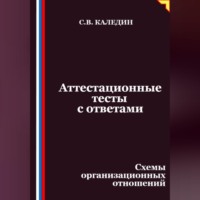 . Аттестационные тесты с ответами. Схемы организационных отношений