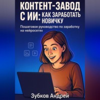 Андрей Васильевич Зубков. Контент-завод с ИИ: как заработать новичку. Пошаговое руководство по заработку на нейросетях