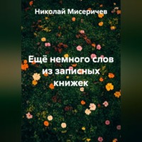 . Ещё немного слов из записных книжек