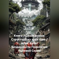 . Книга / Сезон аниме. Структура из трёх глав / арок: Культ Бездарности Проклятие Нулевой Серии