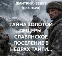 СОВА ( ДМИТРИЙ) РАССКАЗ (Анатольевич) ВЕДЕТ (Леонтьев). ТАЙНА ЗОЛОТОЙ ПЕЩЕРЫ, СЛАВЯНСКОЕ ПОСЕЛЕНИЕ В НЕДРАХ ТАЙГИ…