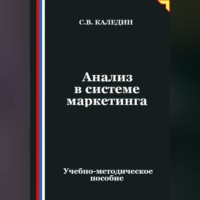 Сергей Каледин. Анализ в системе маркетинга
