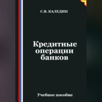 Сергей Каледин. Кредитные операции банков