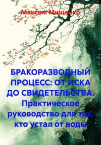 БРАКОРАЗВОДНЫЙ ПРОЦЕСС: ОТ ИСКА ДО СВИДЕТЕЛЬСТВА. Практическое руководство для тех, кто устал от воды