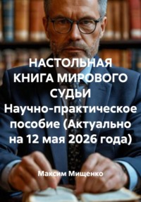 НАСТОЛЬНАЯ КНИГА МИРОВОГО СУДЬИ Научно-практическое пособие (Актуально на 12 мая 2026 года)