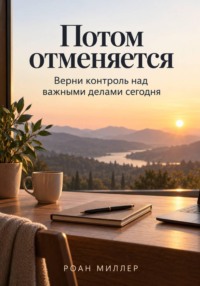 Потом отменяется. Верни контроль над важными делами сегодня