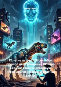 12 летие автора! 28 сентября прошло день рождение ЛИнара Серика! Узнайте его новую информацию и новые серкетные книги