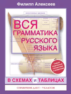 Вся грамматика русского языка в схемах и таблицах. Справочник для 5–9 классов Филипп Алексеев